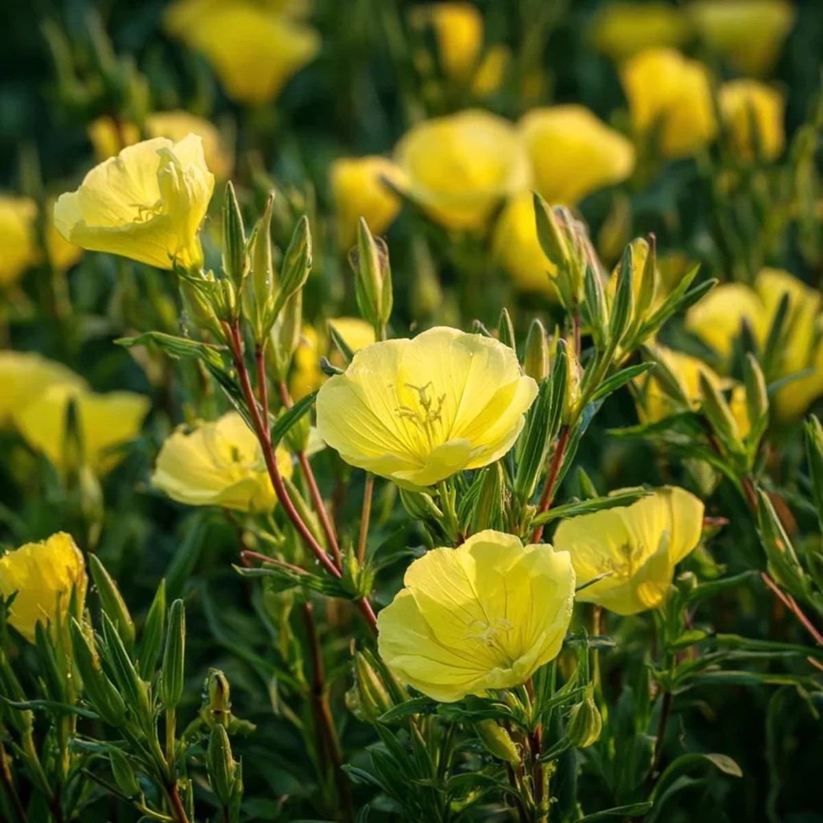 Evening Primrose Flower Seeds - 150 Count, Fragrant Yellow Blooms, Oenothera Biennis