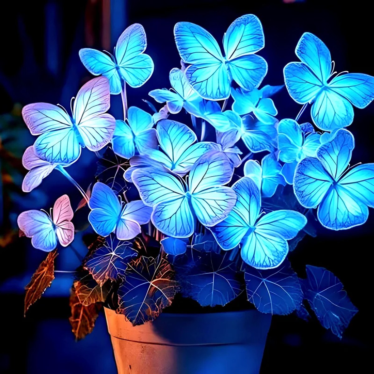 50 Heirloom Blue Butterfly Coleus Seeds Rare Ornamental Foliage Plant