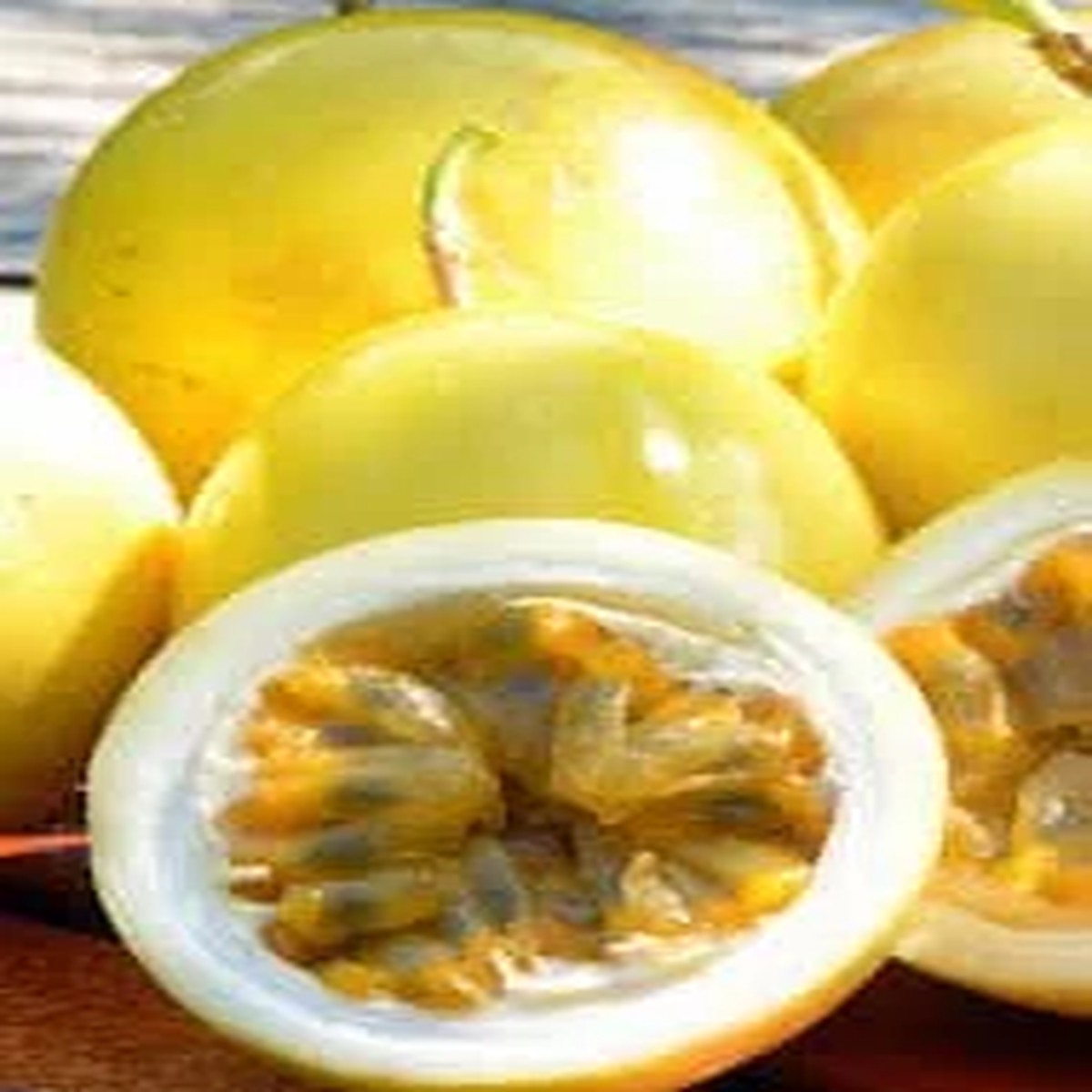 Yellow Passion Fruit Live Plant 3 to 4 Feet Tall Ships in 3 Gallon Pot Outdoor Vine