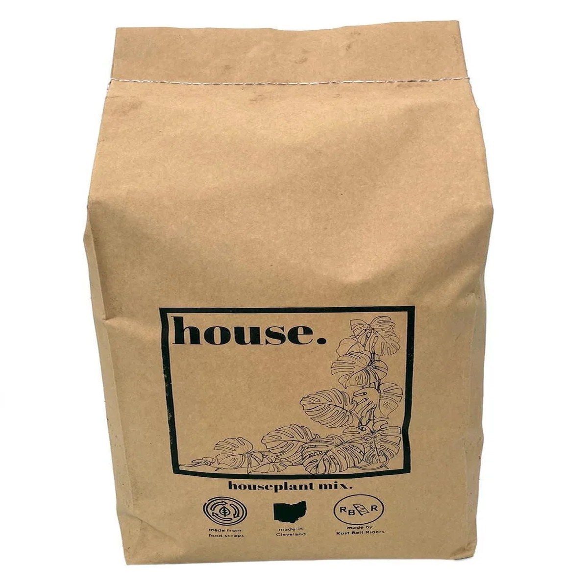 Indoor House Plant Potting Soil - 5lb Bag, Compost Blended Mix for Healthy Growth