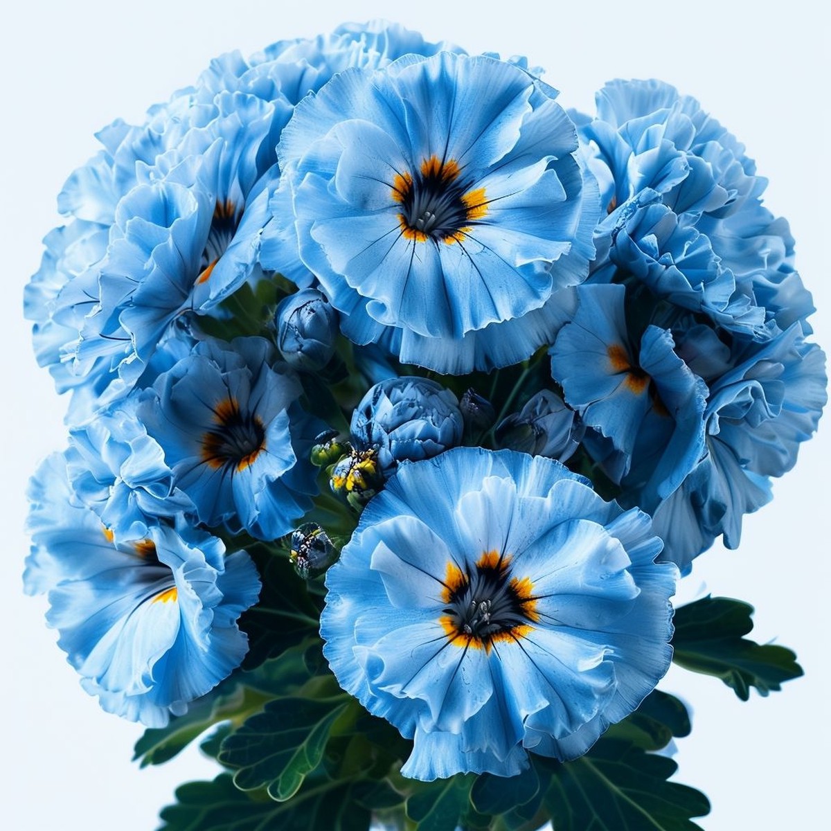 Sky Blue Green Geranium Flower Seeds for Planting Heirloom, Non-GMO, High Germination Decorative Garden Bloom Seeds
