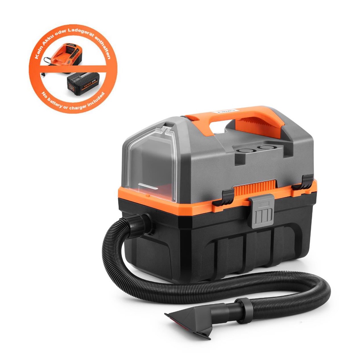 B-WARE FUXTEC cordless wet/dry vacuum cleaner without battery, without charger FX-E1VC20