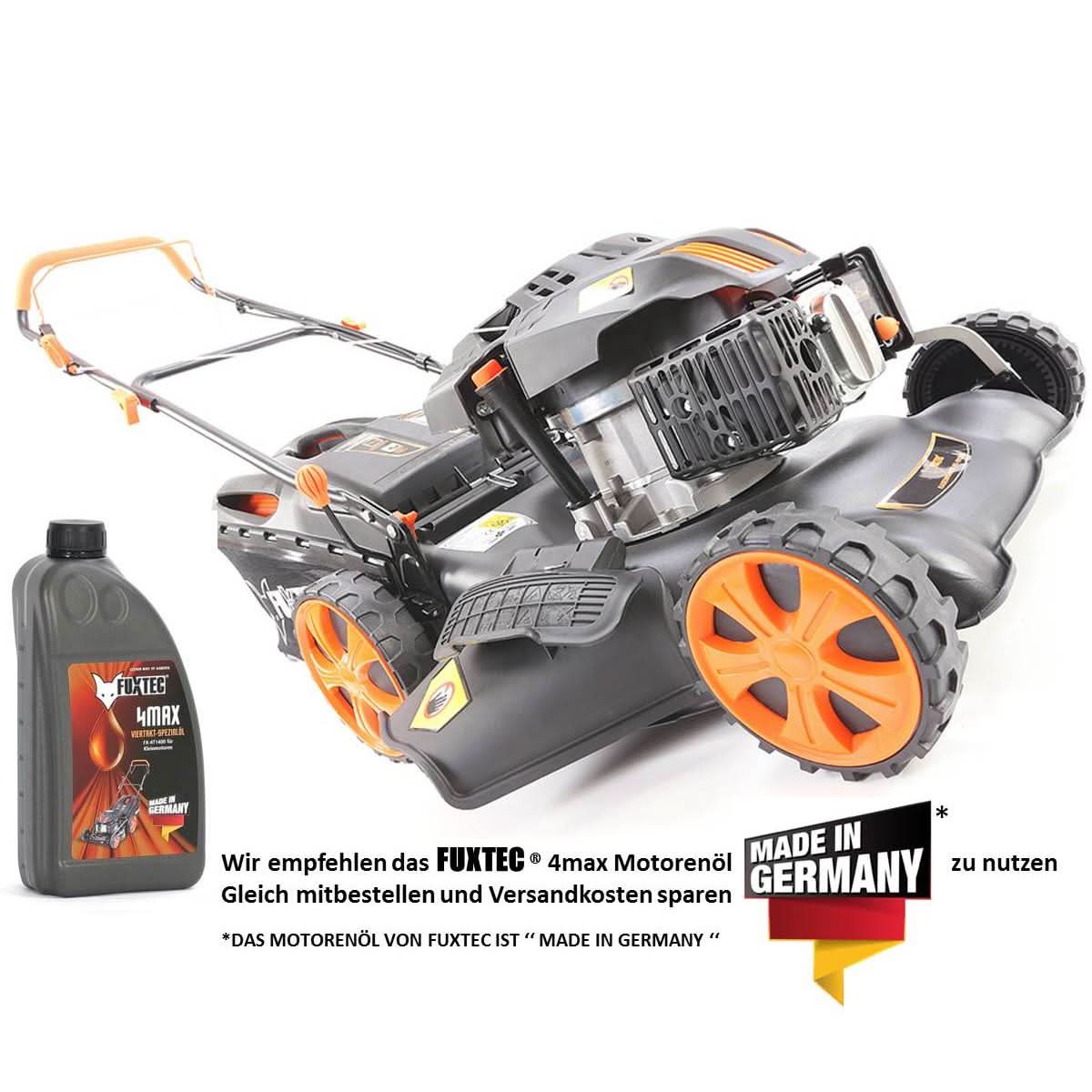 B-WARE FUXTEC FX-RM1860 Petrol lawn mower with EasyClean