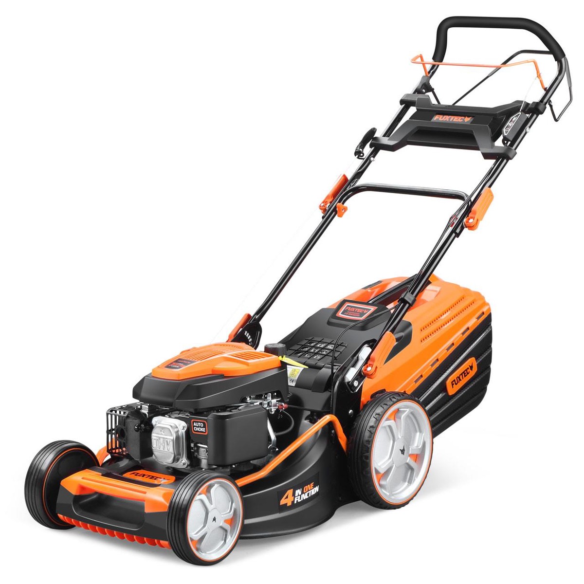 B-WARE Petrol 139cc professional self-propelled 4in1 lawnmower 47cm FUXTEC RM4839P