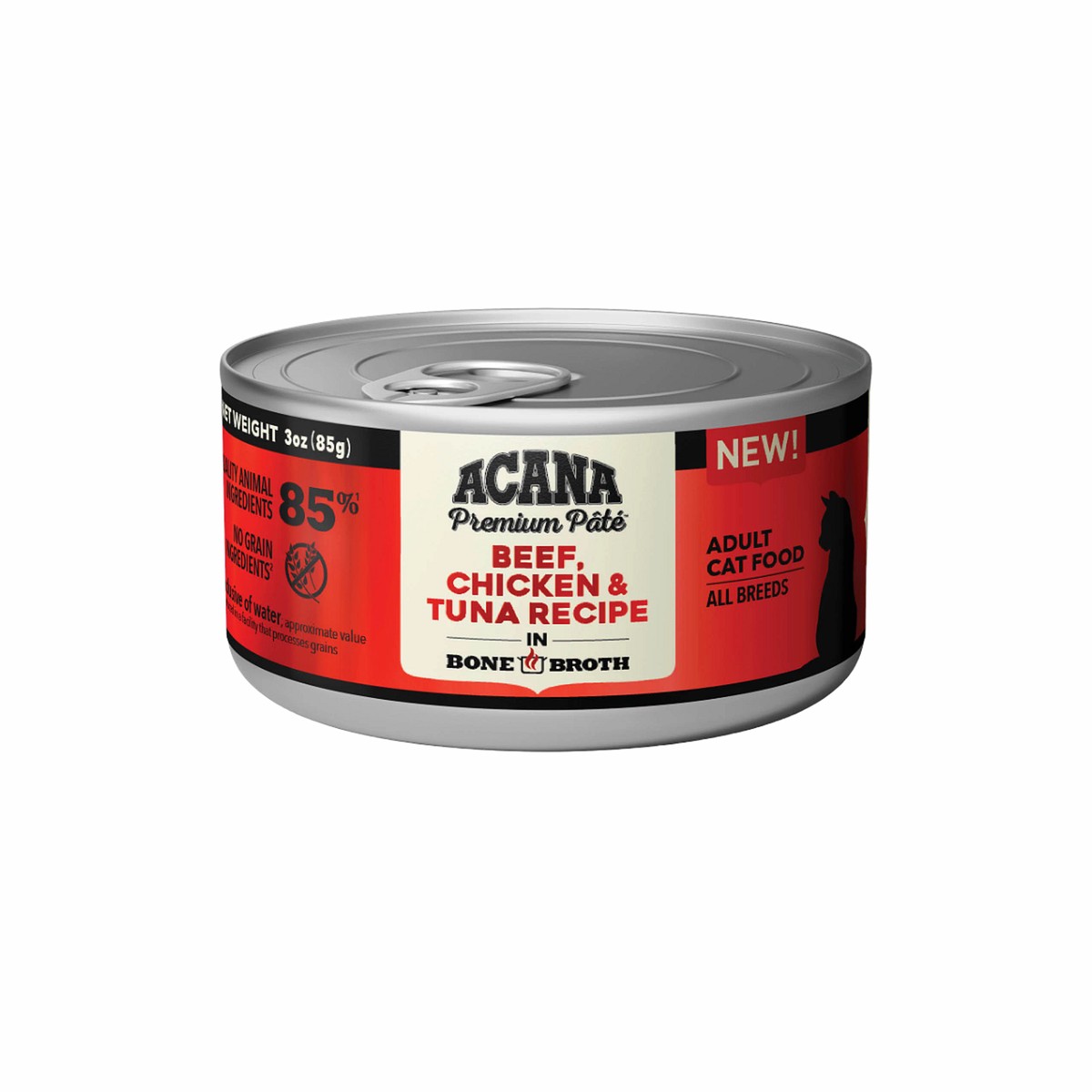Acana Premium Pt Beef, Chicken & Tuna Recipe Wet Cat Food