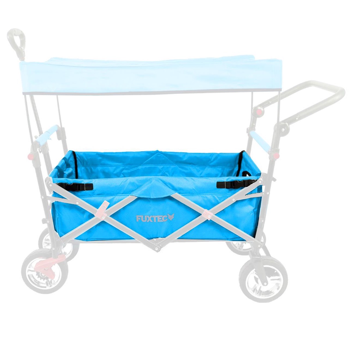 Seat fabric cover for CT-700 handcart in turquoise