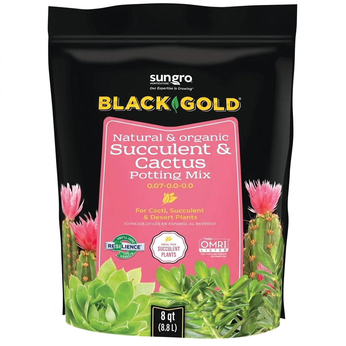 Sun Gro Black Gold Natural & Organic Succulent & Cactus Mix