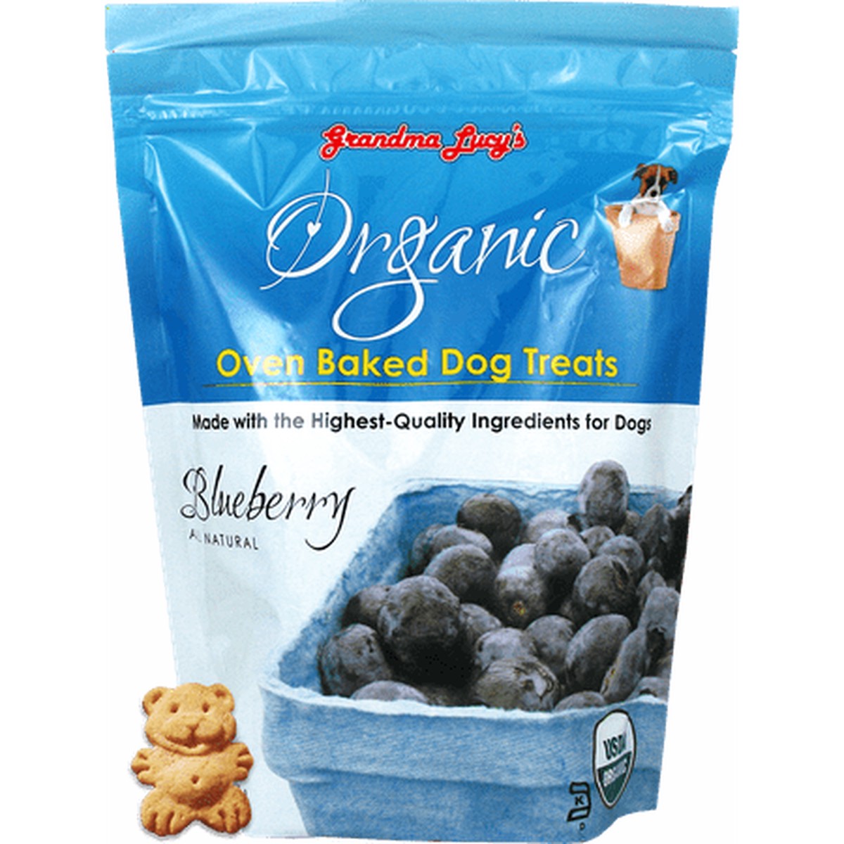 Grandma Lucy's Organic Blueberry Oven Baked Dog Treats