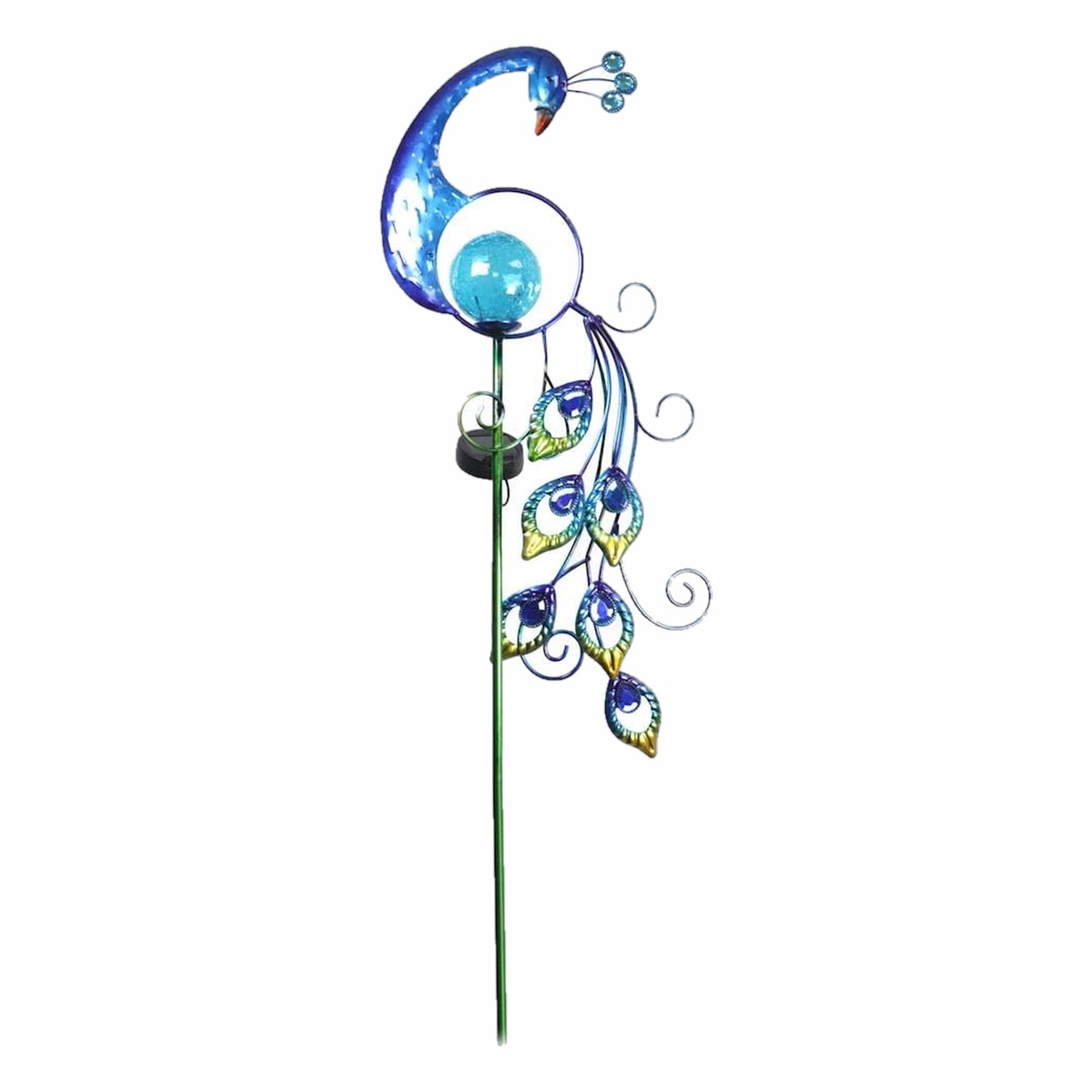 Sunset Vista Designs Peacock Solar Garden Stake