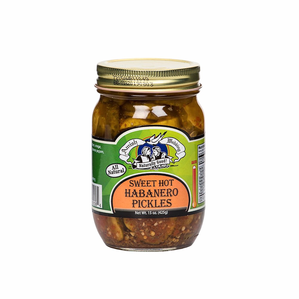 Sweet Hot Habanero Pickles