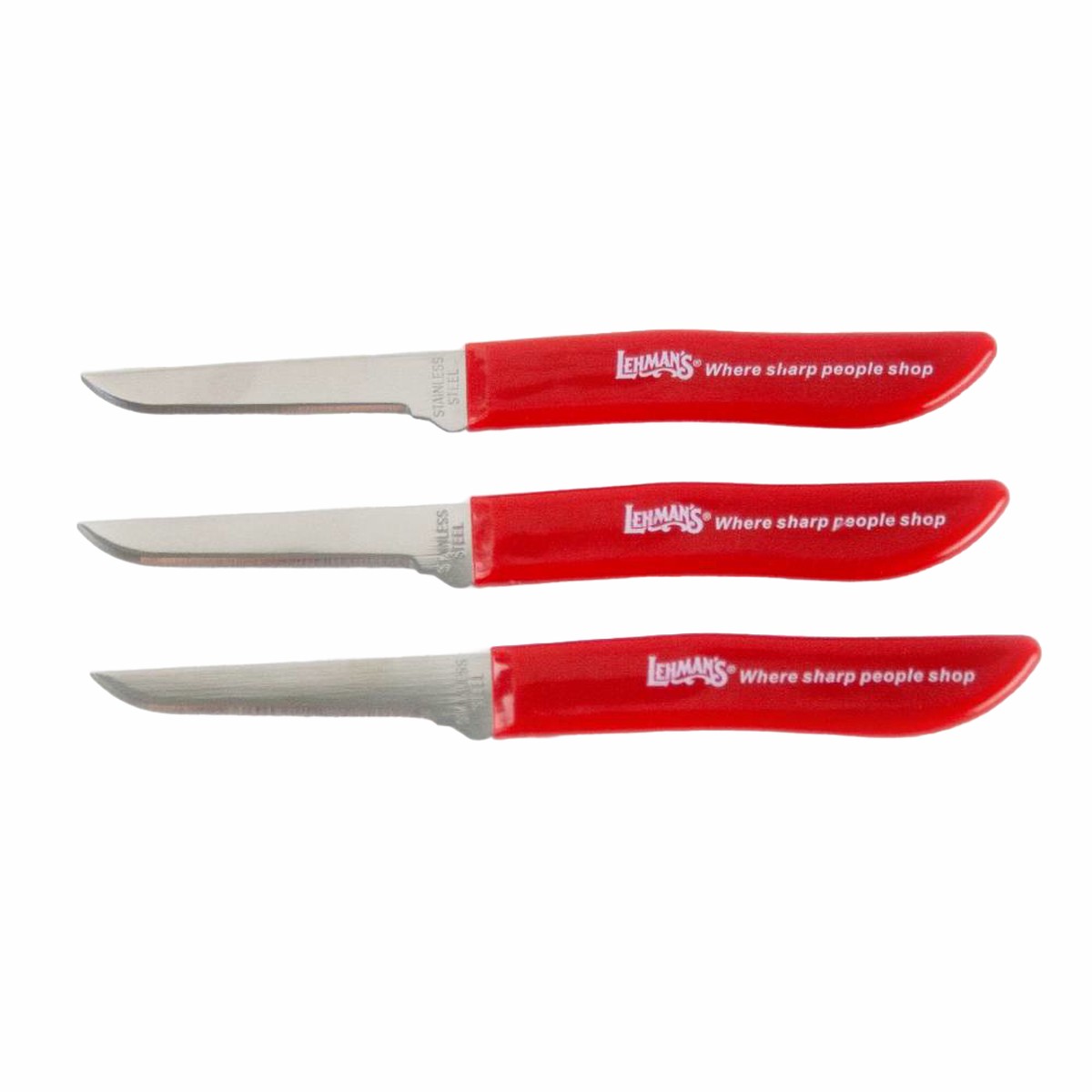 Lehman's Flexible Paring Knives - Set of 3