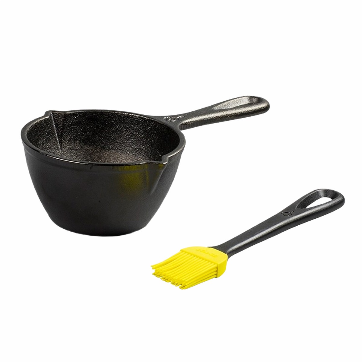 Lodge Cast Iron Melting Pot with Brush