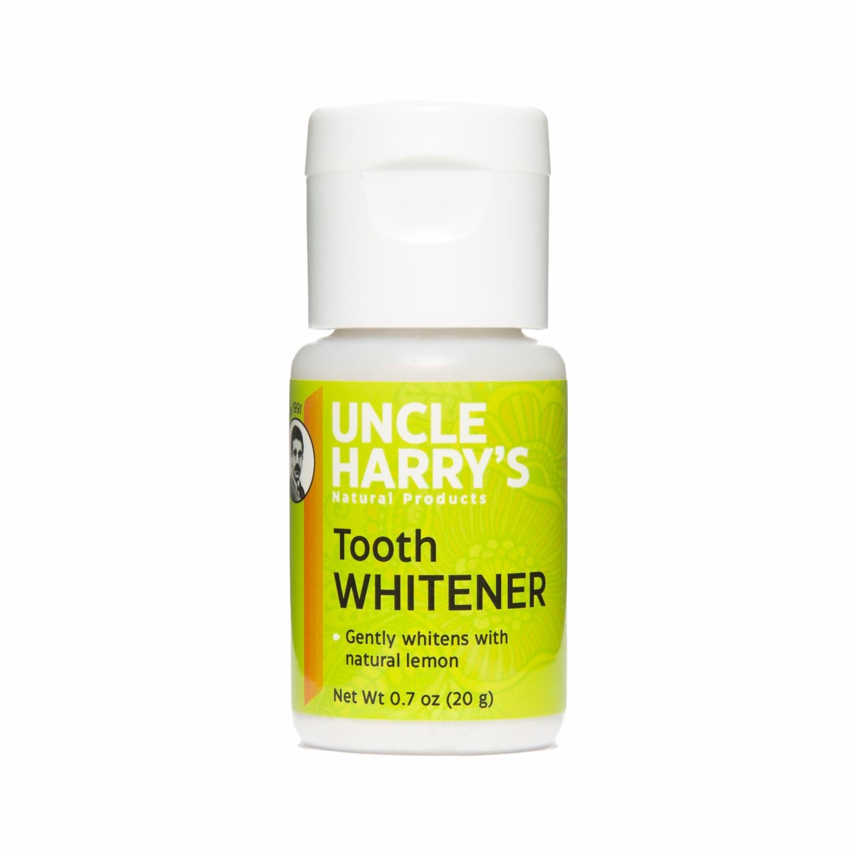 Uncle Harry's All-Natural Tooth Whitener Powder - Pack of 2