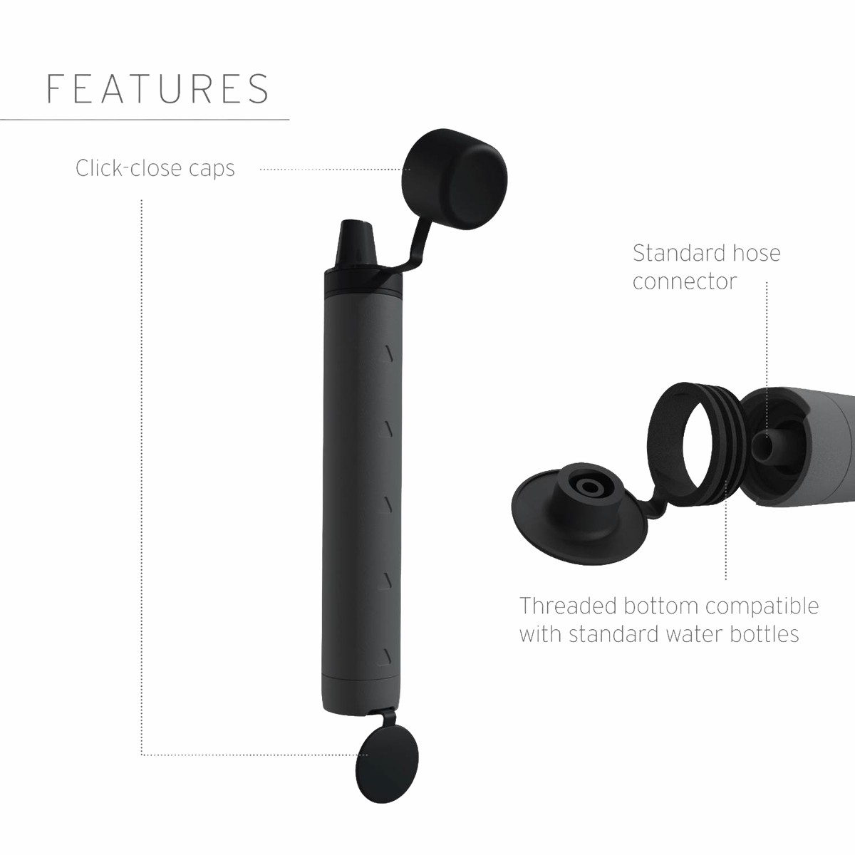 LifeStraw Peak Series - Water Filter Straw