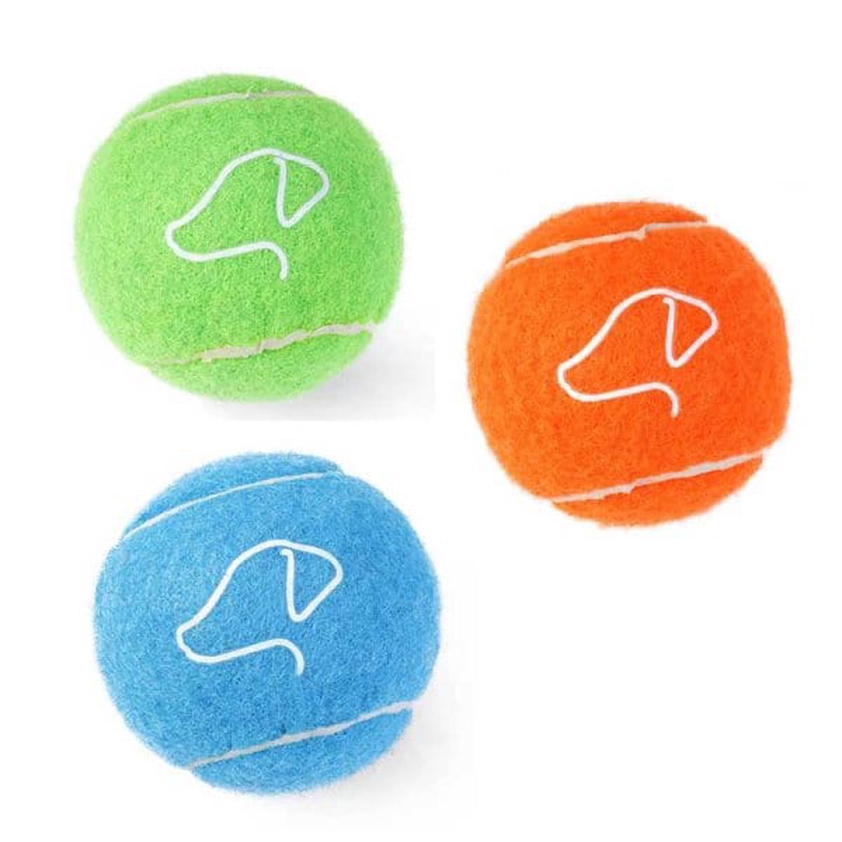 Zoon Pooch 6.5cm Mini Tennis Balls - 3pk