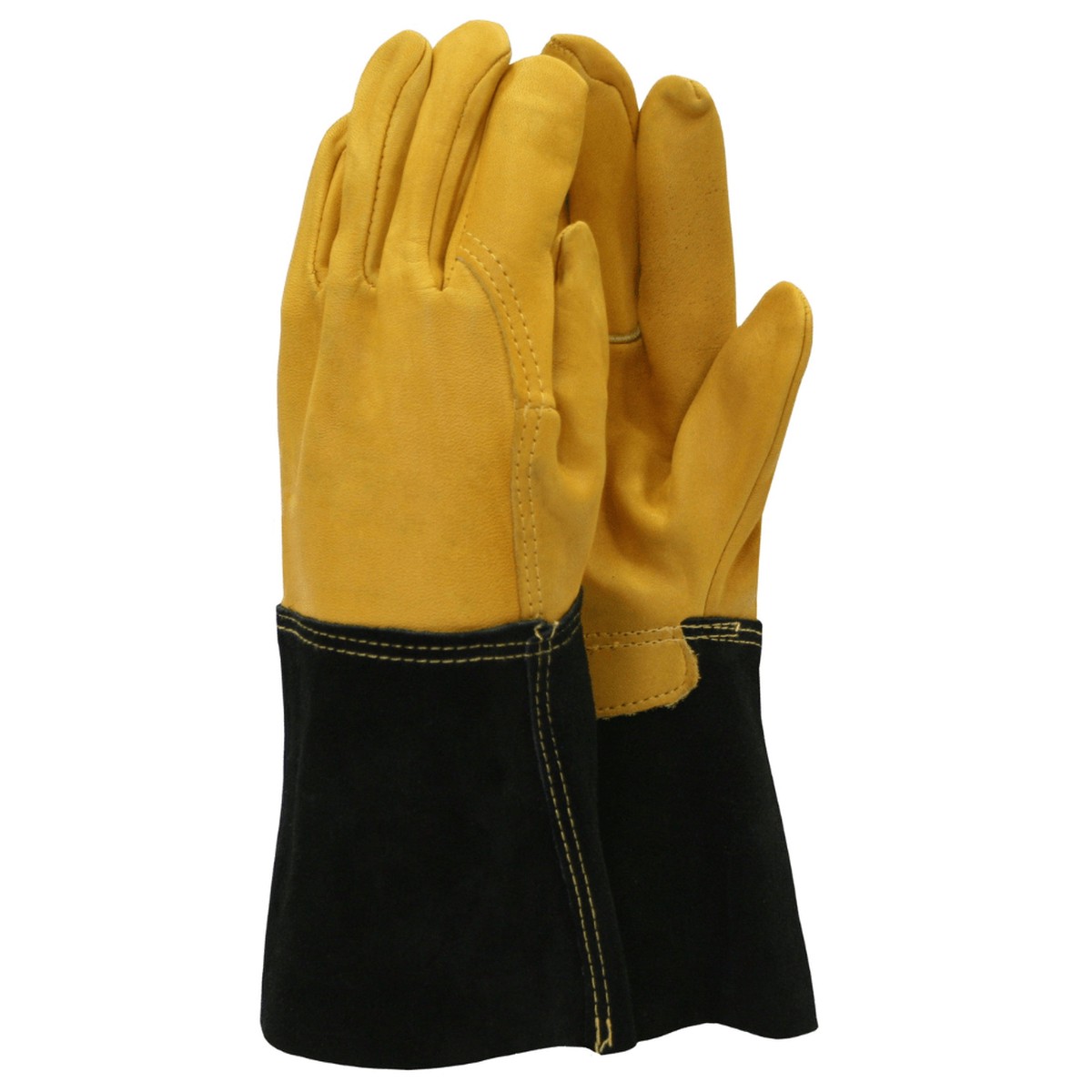 Town & Country Deluxe Premium Leather Gauntlet Gloves Large