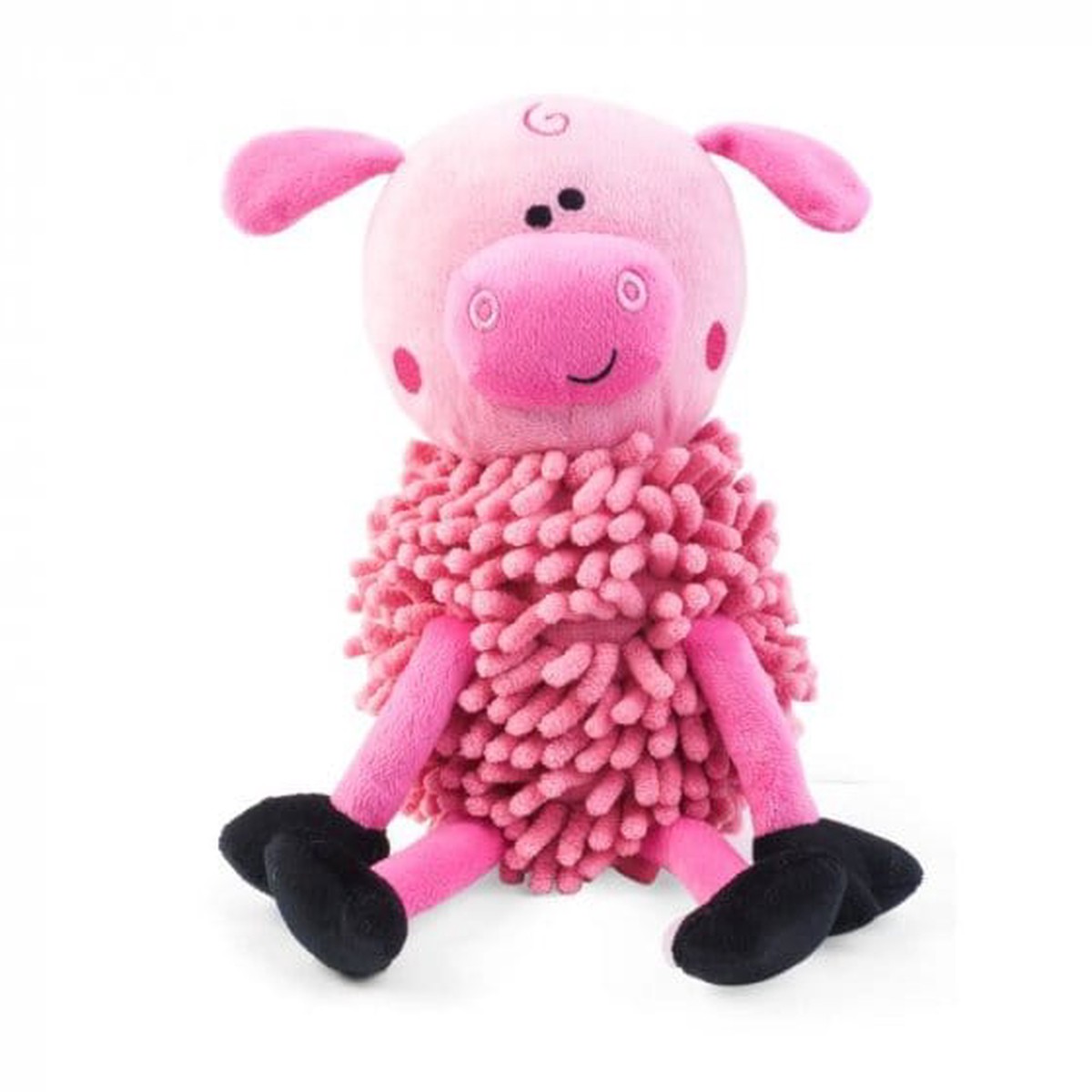 Zoon Noodly Farm Pig Dog Toy
