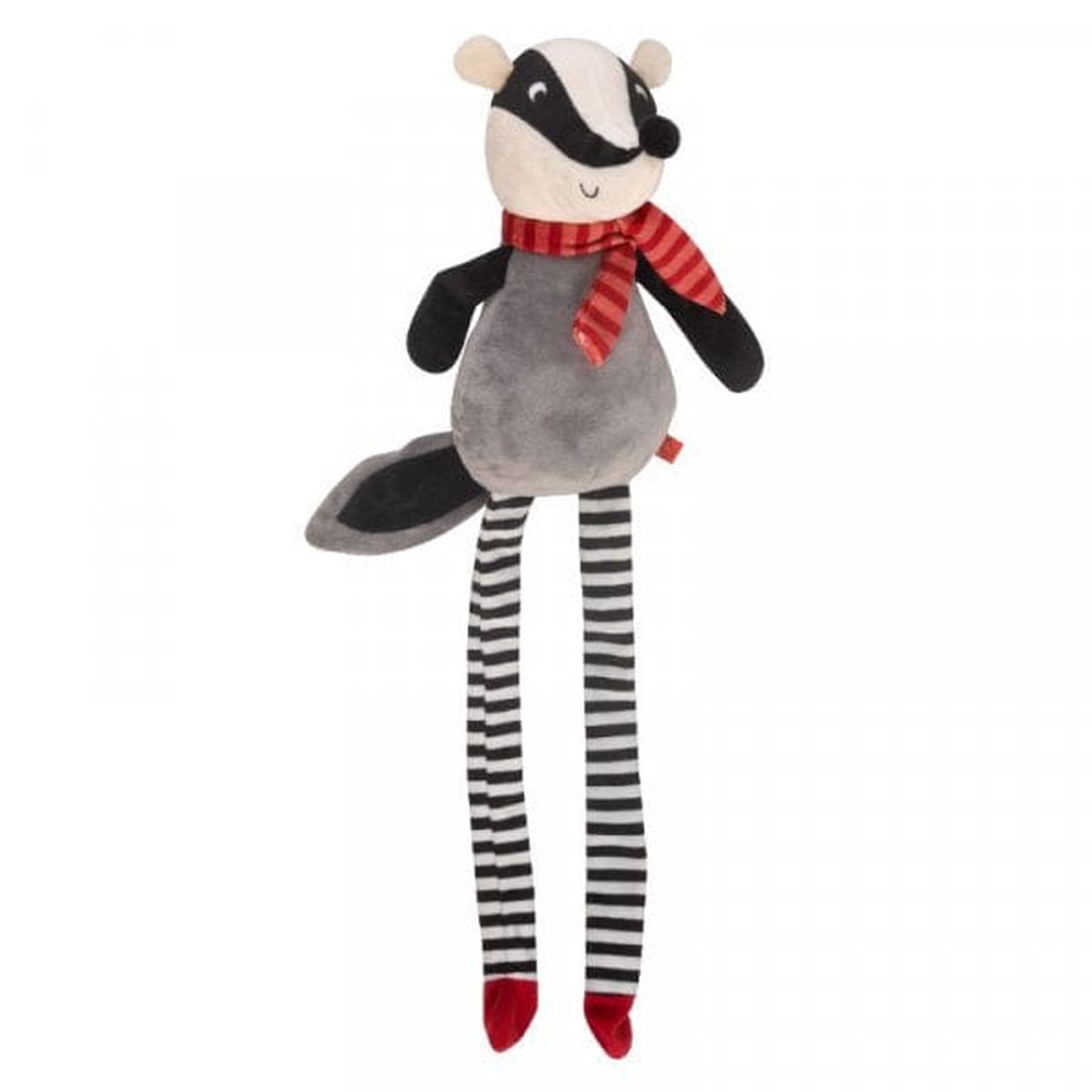 Zoon Dog Toy Forest Friends - Crinkle Squeak Badger PlayPal