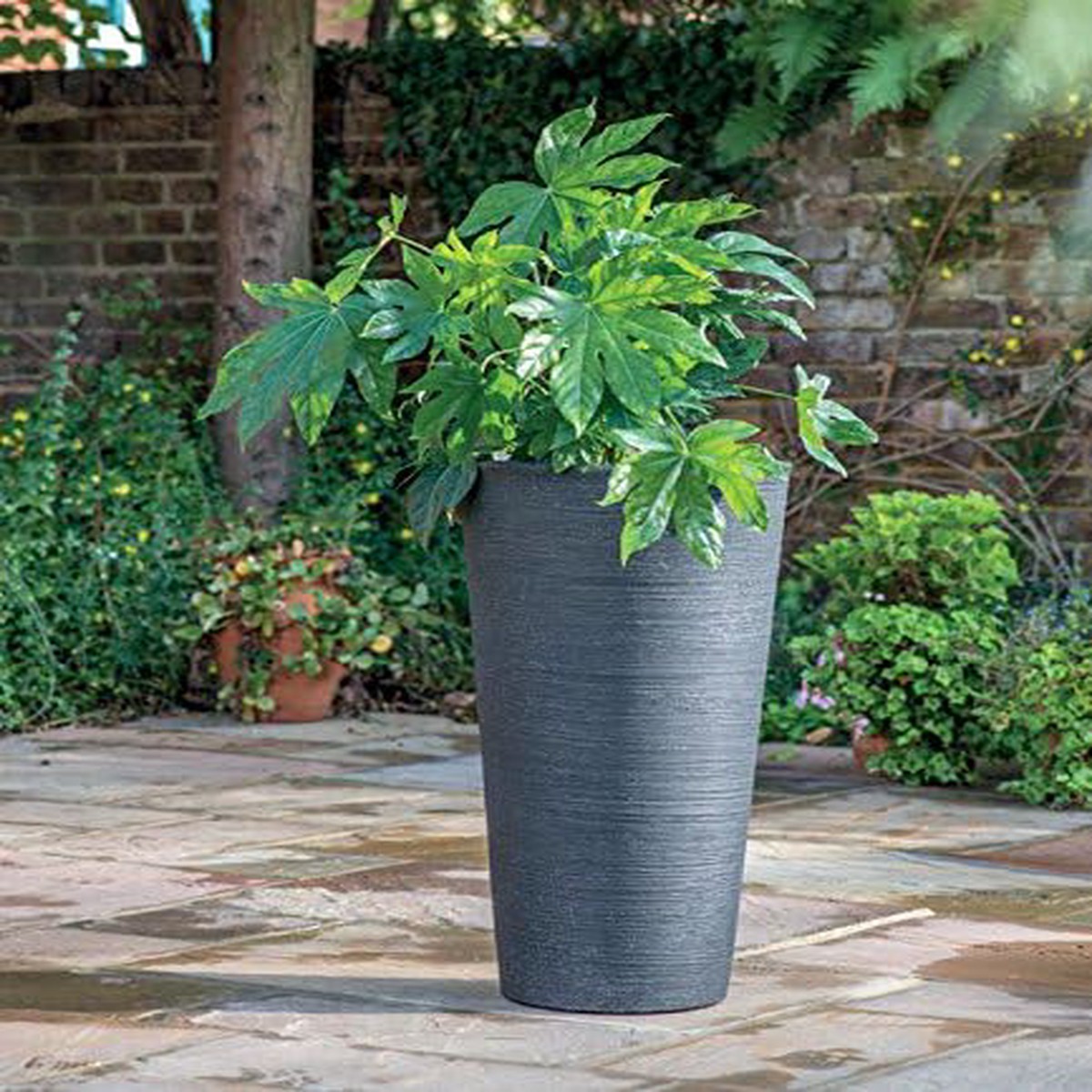 Stewart 40cm Varese Tall Planter Millstone
