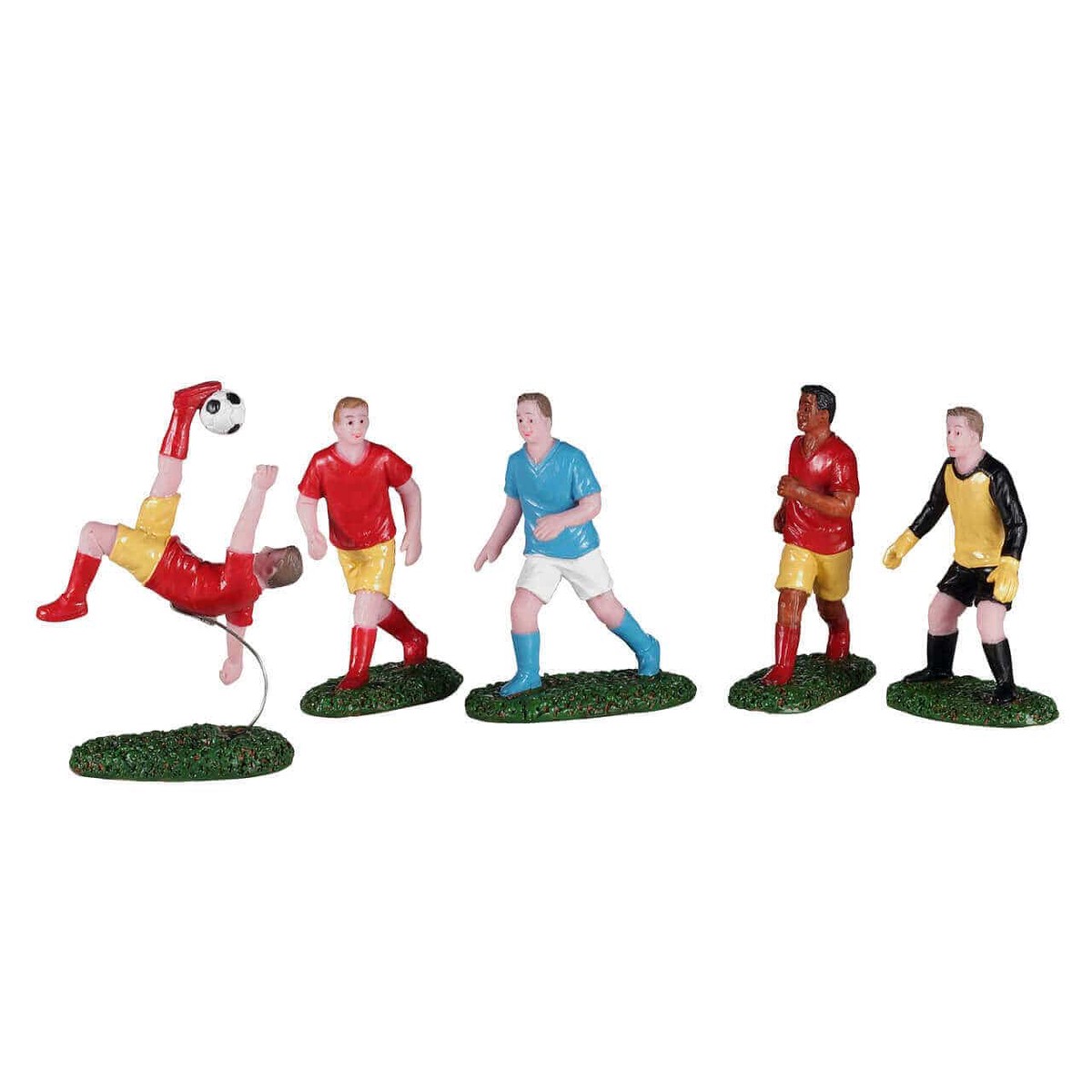Lemax Playing Soccer, Set of 5