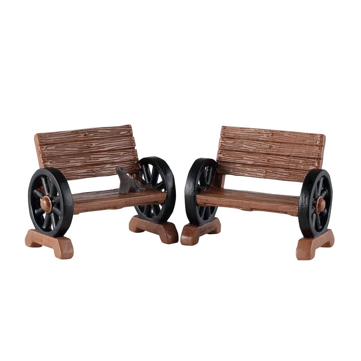 Lemax Spooky Town Western Bench, Set of 2